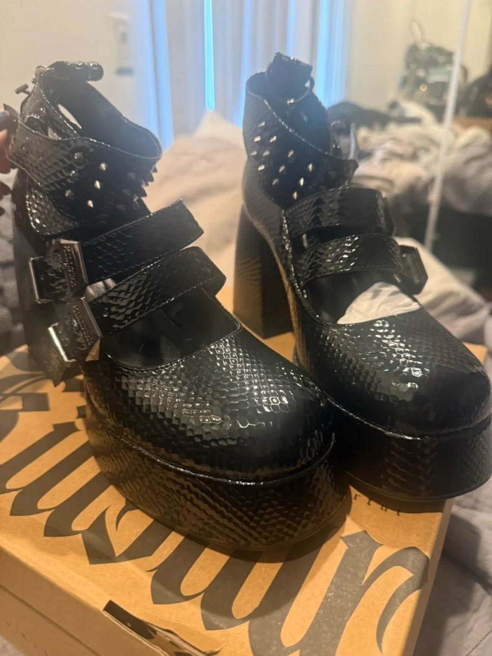 Killstar Nightmarish Mary Janes - Size 8 - New w/ Box - RARE